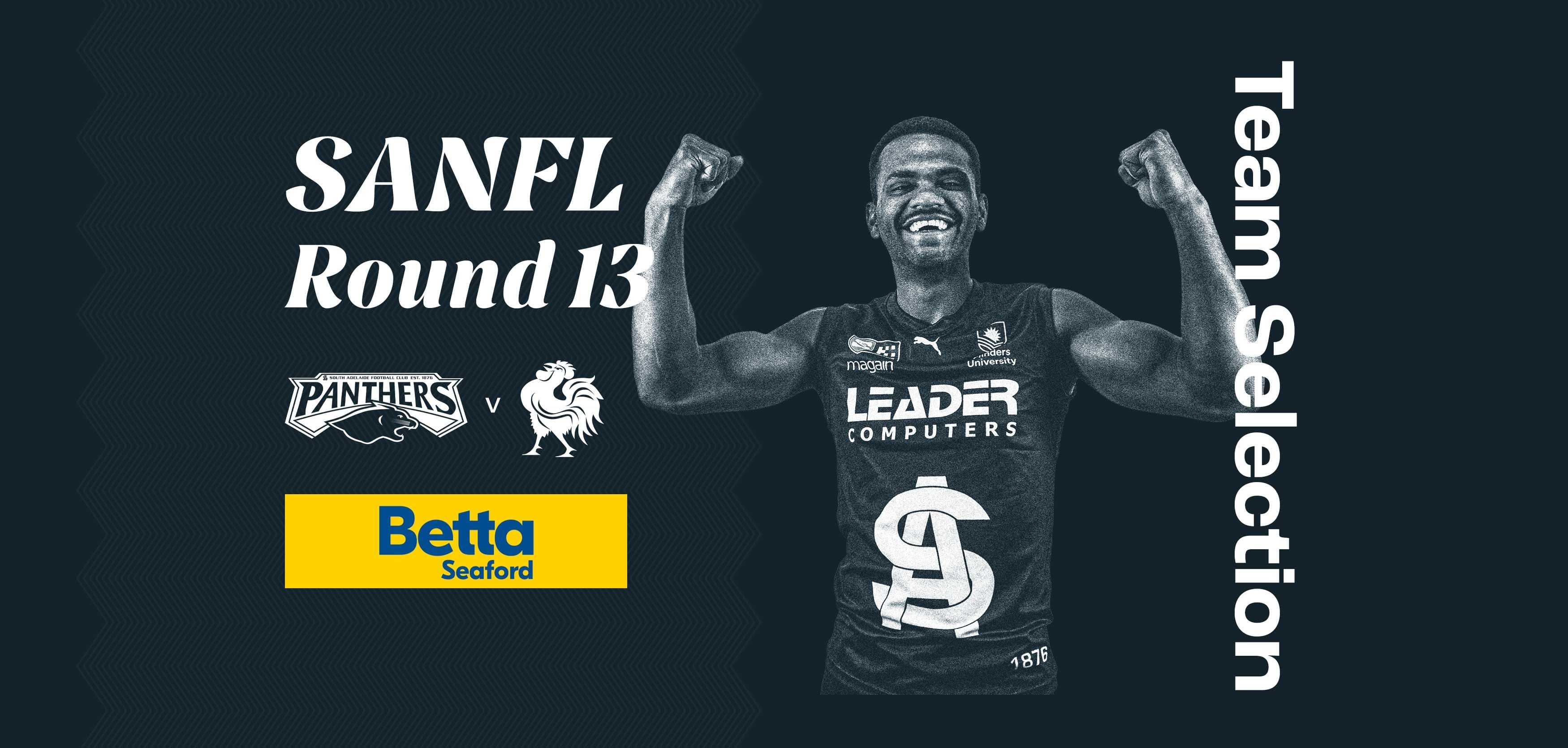 BETTA Team Selection: SANFL Round 13 v North Adelaide BETTA Team Selection: SANFL Round 13 v North Adelaide